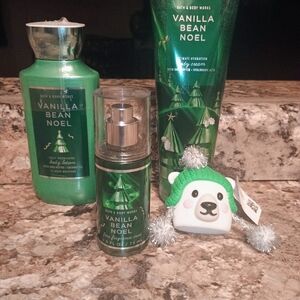 Bath & Body Works  Vanilla Bean Noel 4 Piece Set All New
